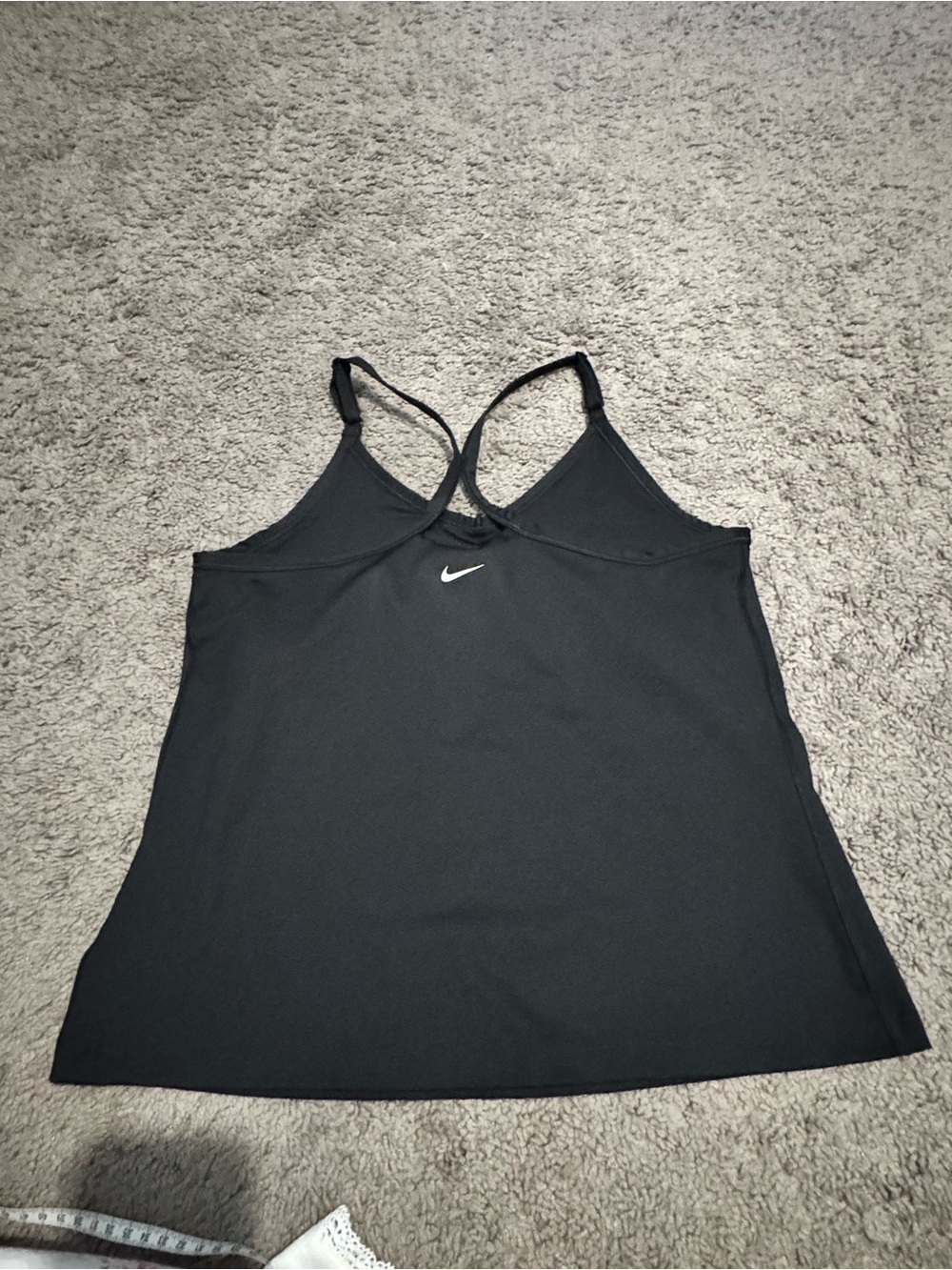 Nike Dri Fit Black Racerback Tank - Picture 2 of 6